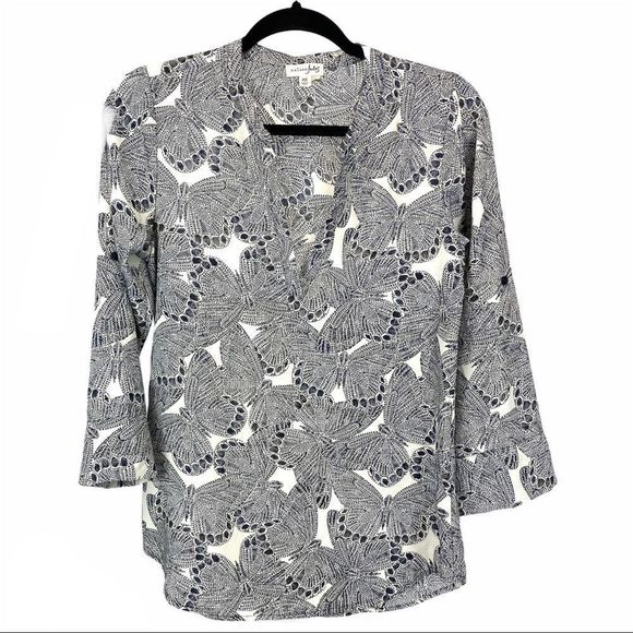Maison Jules Tops - Maison Jules butterfly print top  xs